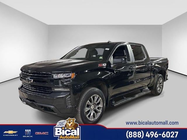 2021 Chevrolet Silverado 1500 RST in Black — front three-quarter view
