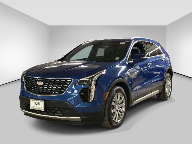 2023 Cadillac XT4 Premium Luxury in Wave Metallic — front three-quarter view