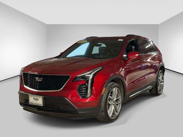 2023 Cadillac XT4 Sport in Radiant Red Tintcoat — front three-quarter view
