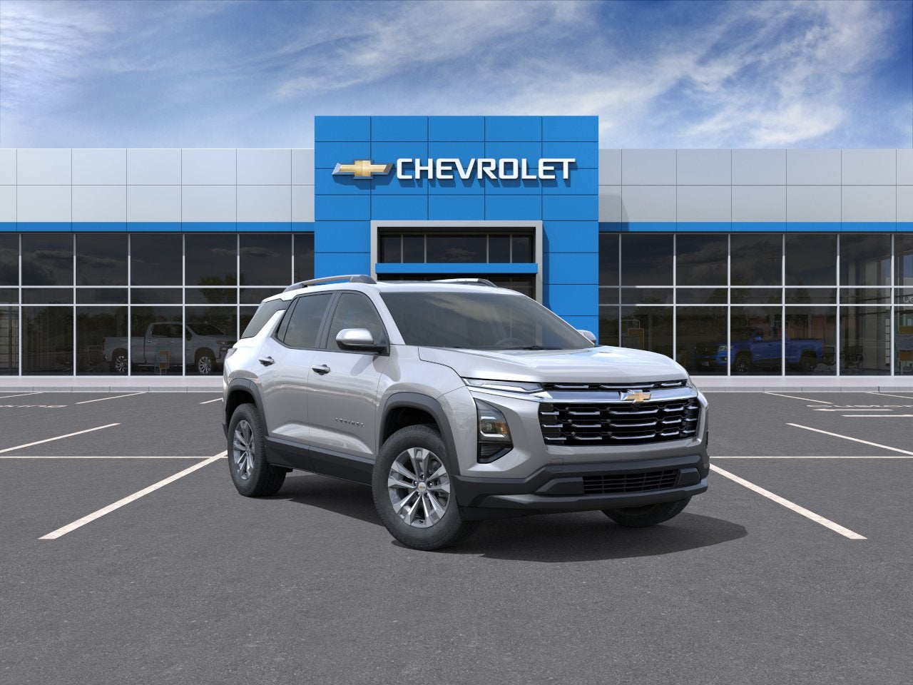 2026 Chevrolet Equinox LT in Sterling Gray Metallic — front three-quarter view