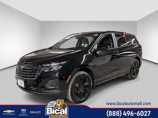 2024 Chevrolet Equinox LS in Mosaic Black Metallic — front three-quarter view