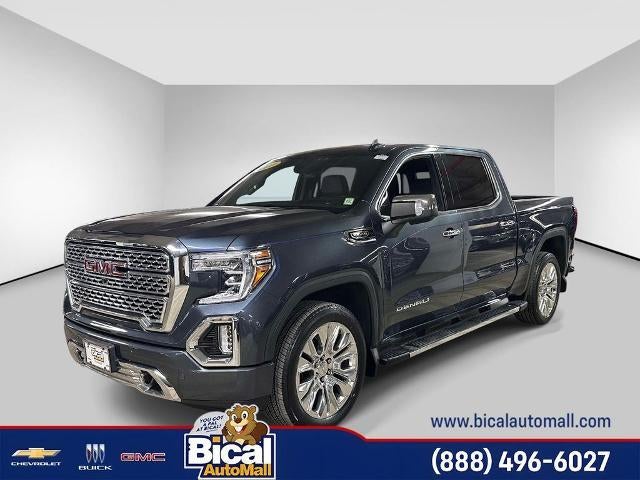 2020 GMC Sierra 1500 Denali in Dark Sky Metallic — front three-quarter view