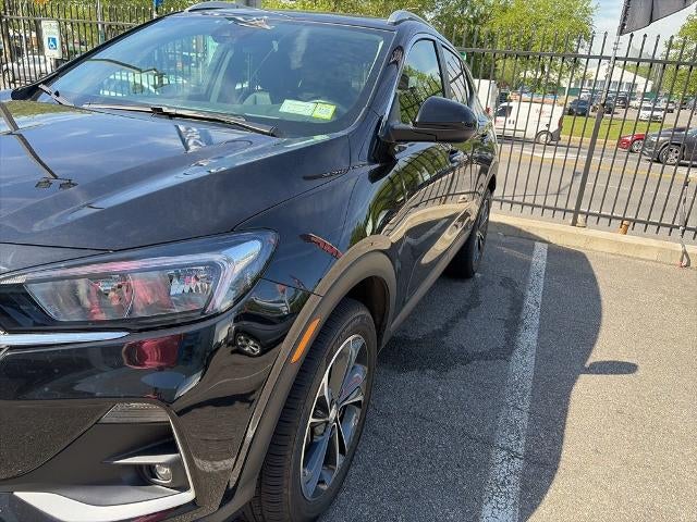 2023 Buick Encore GX Select in Ebony Twilight Metallic — front three-quarter view